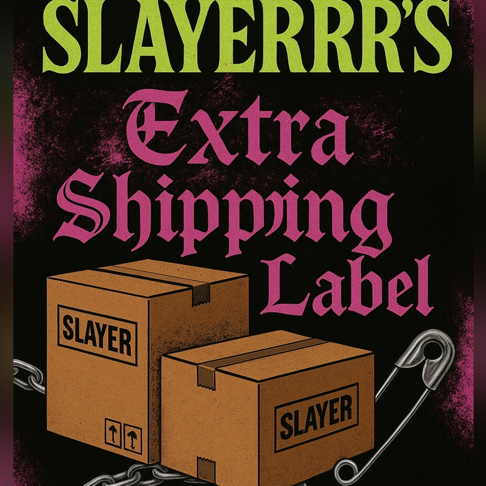 Extra Shipping Label For Over 5 lbs